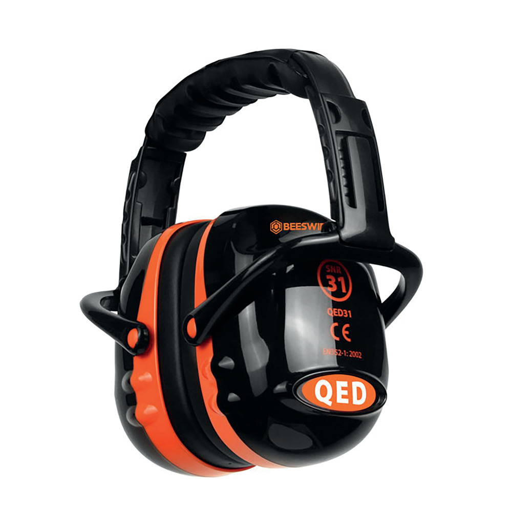 QED31 EAR DEFENDERS BLACK/ORANGE