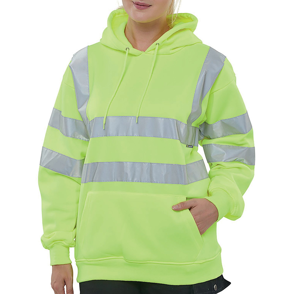 PULL ON HOODY SWEATSHIRT SYELLOW 4XL