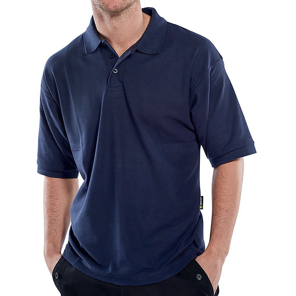 BEESWIFT CLICK POLO SHIRT NAVY XS