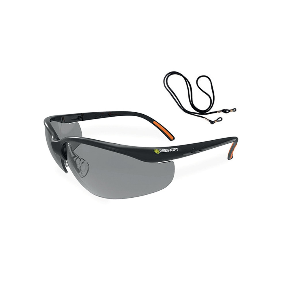 HIGH PERFORM LENS SAFETY SPECS GRY