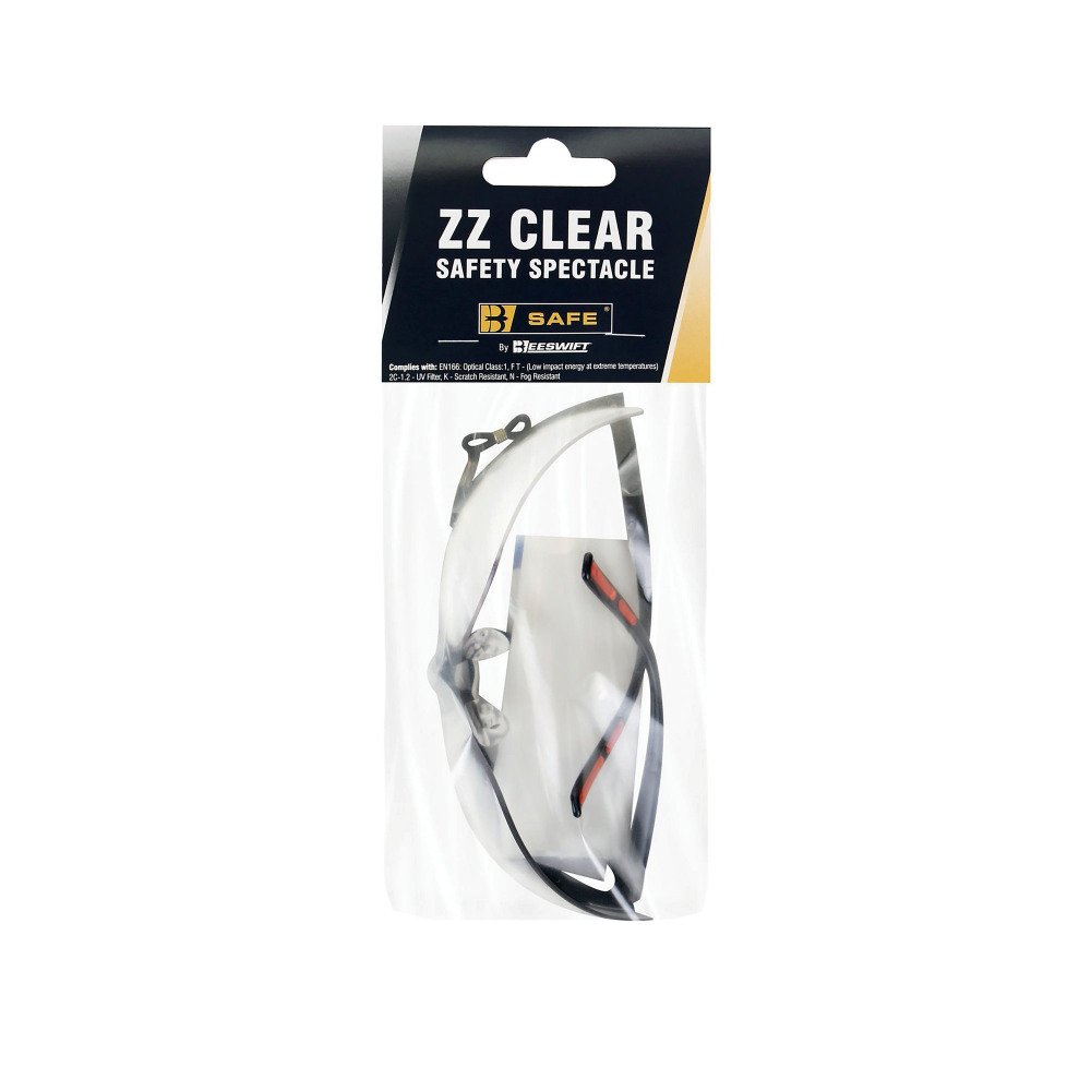 BEESWIFT ZZ SAFETY SPECTACLES CLEAR