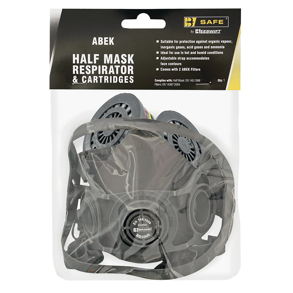 BEESWIFT HALF MASK RESPIR/ABEK CART