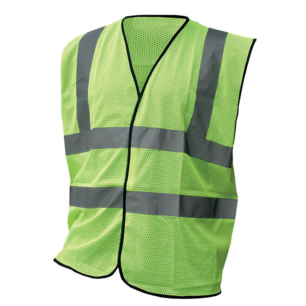HI VISIBILITY MESH VEST SYELLOW XL