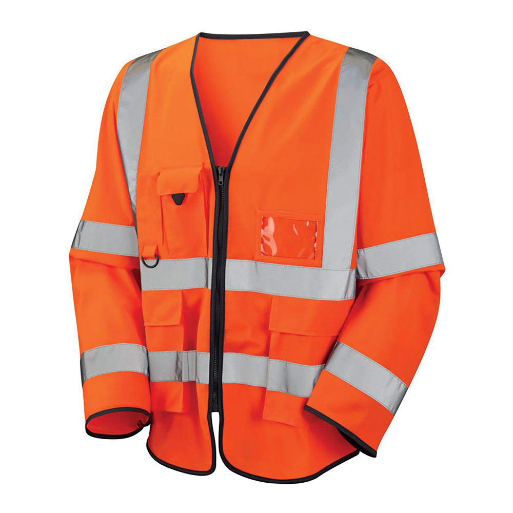 PKJ EXEC LONG SLEEVE VEST ORANGE XL