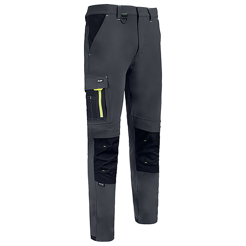 FLEXWORKWEAR TROUSERS GREY/BLK 36T