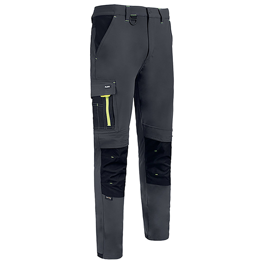 FLEXWORKWEAR TROUSERS GREY/BLK 38T