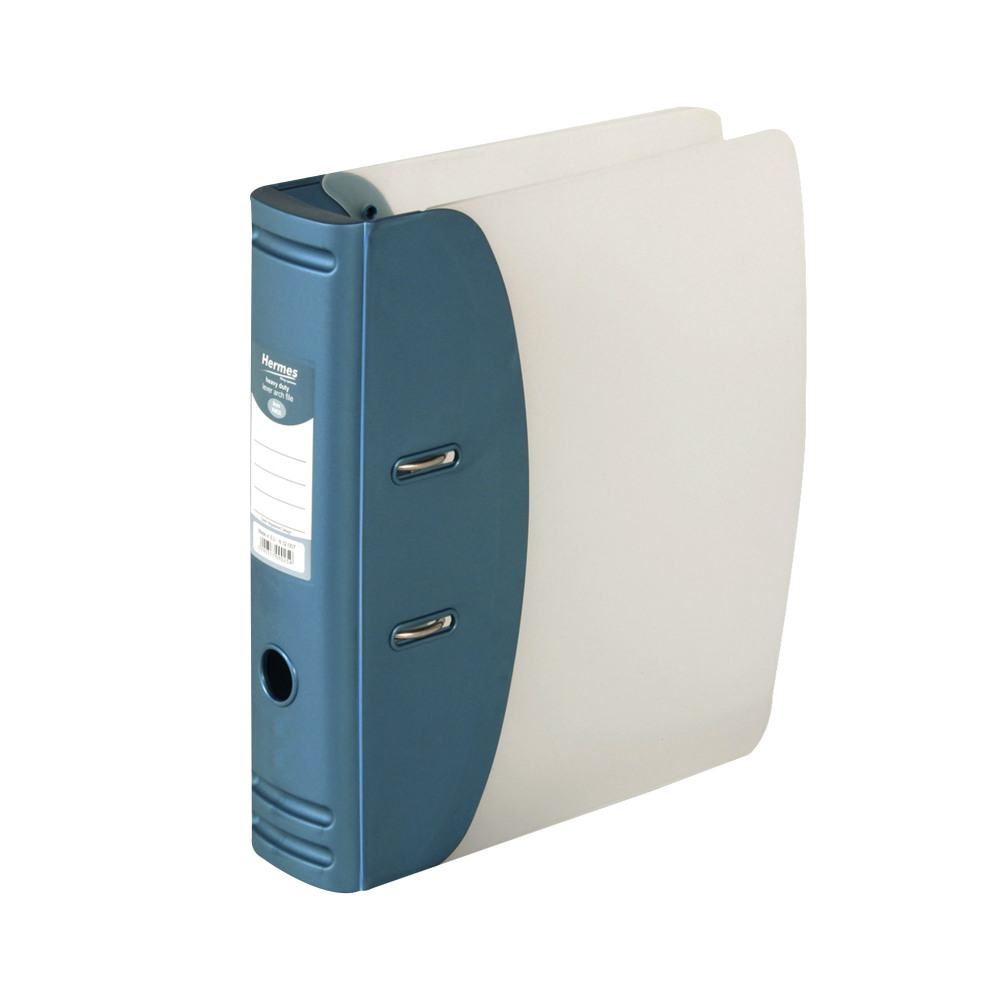 HERMES LEVER ARCH FILE HD A4 MET BLU