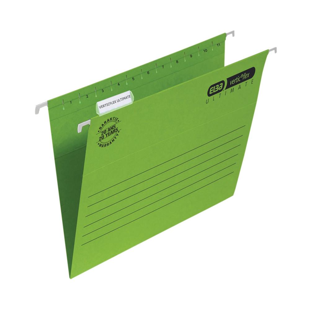 ELBA SUSP FILE VFLEX A4 GRN P25