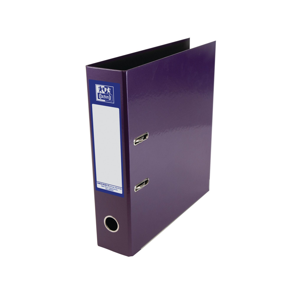 OXFORD 70MM LEVER ARCH A4 PURPLE
