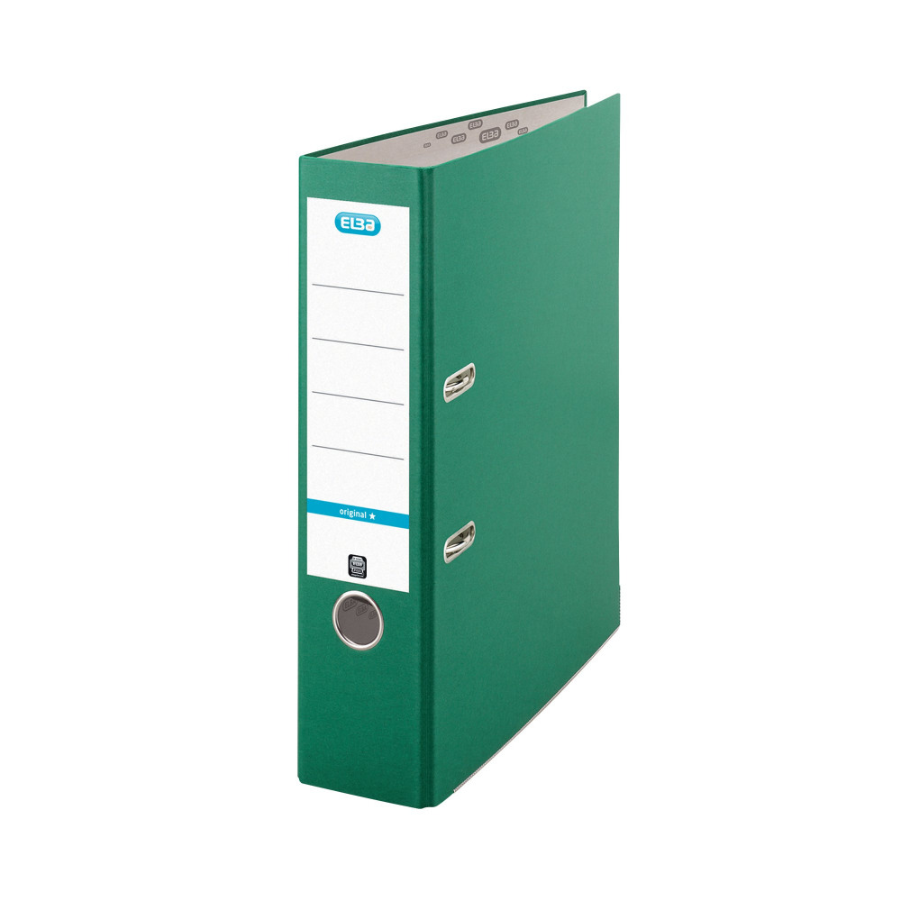 ELBA BOARD LEVER ARCH A4 GREEN PK10