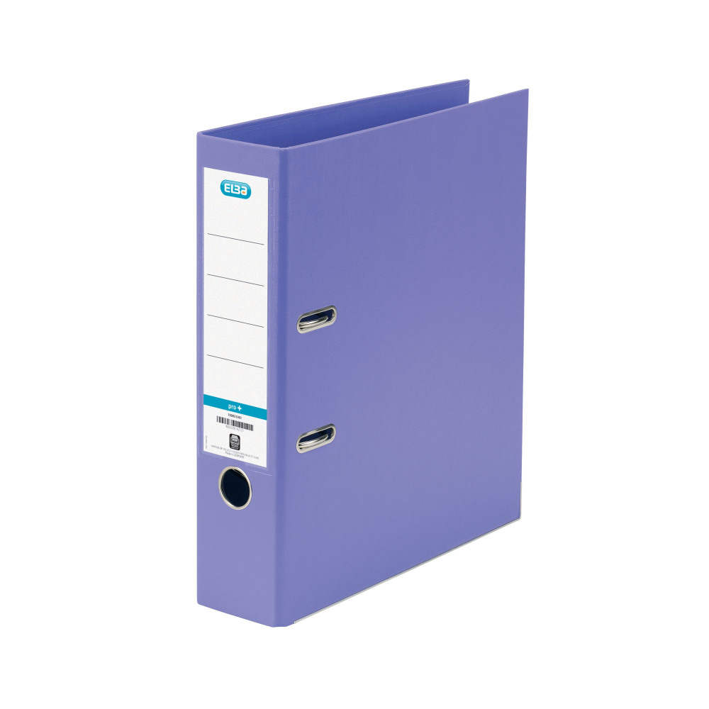 ELBA 70MM LEVER ARCH A4 PVC PURPLE