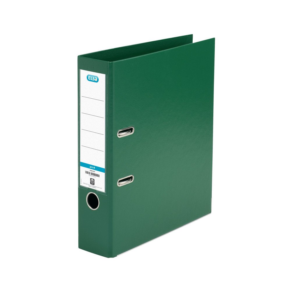 ELBA 70MM LEVER ARCH A4 PVC GREEN