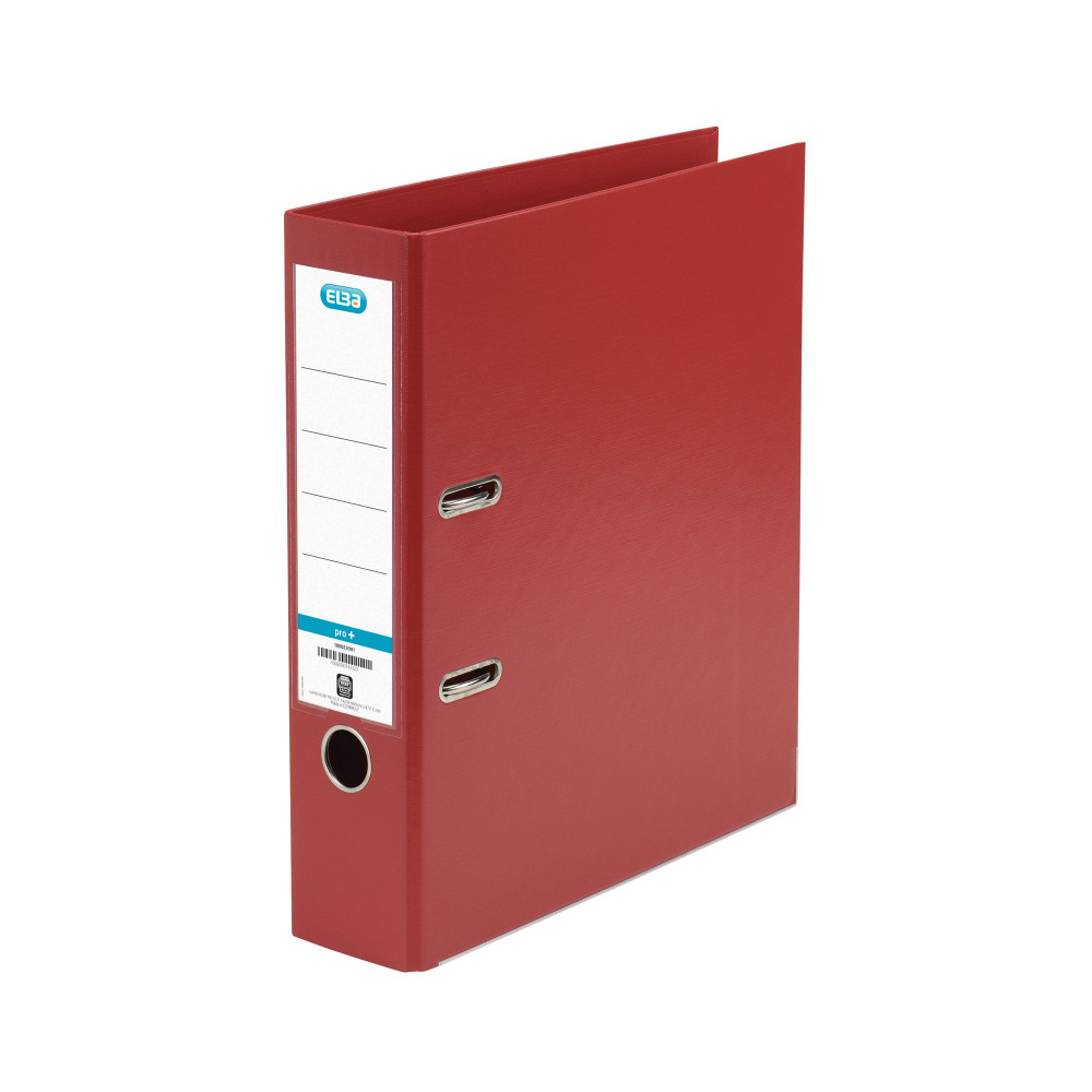 ELBA 70MM LEVER ARCH A4 PVC RED