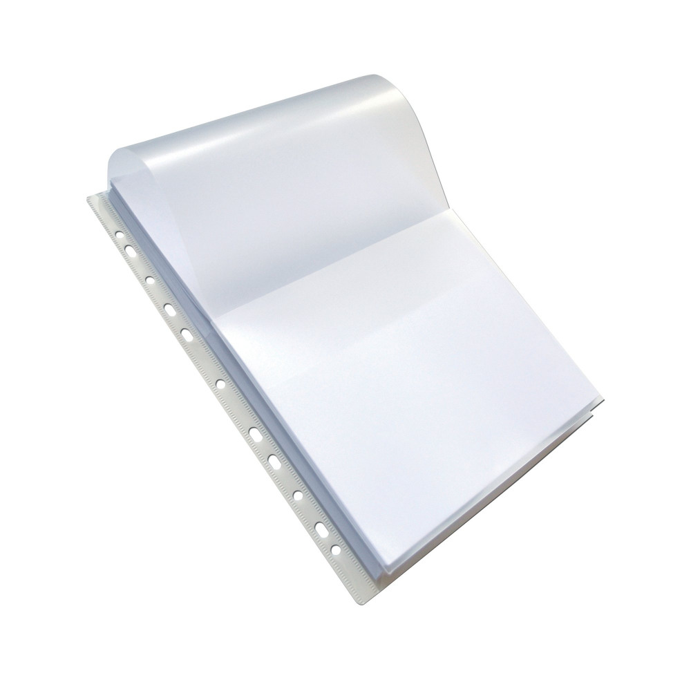 OXFORD A4 EXPND PUNCH PKT W/FLP PK10