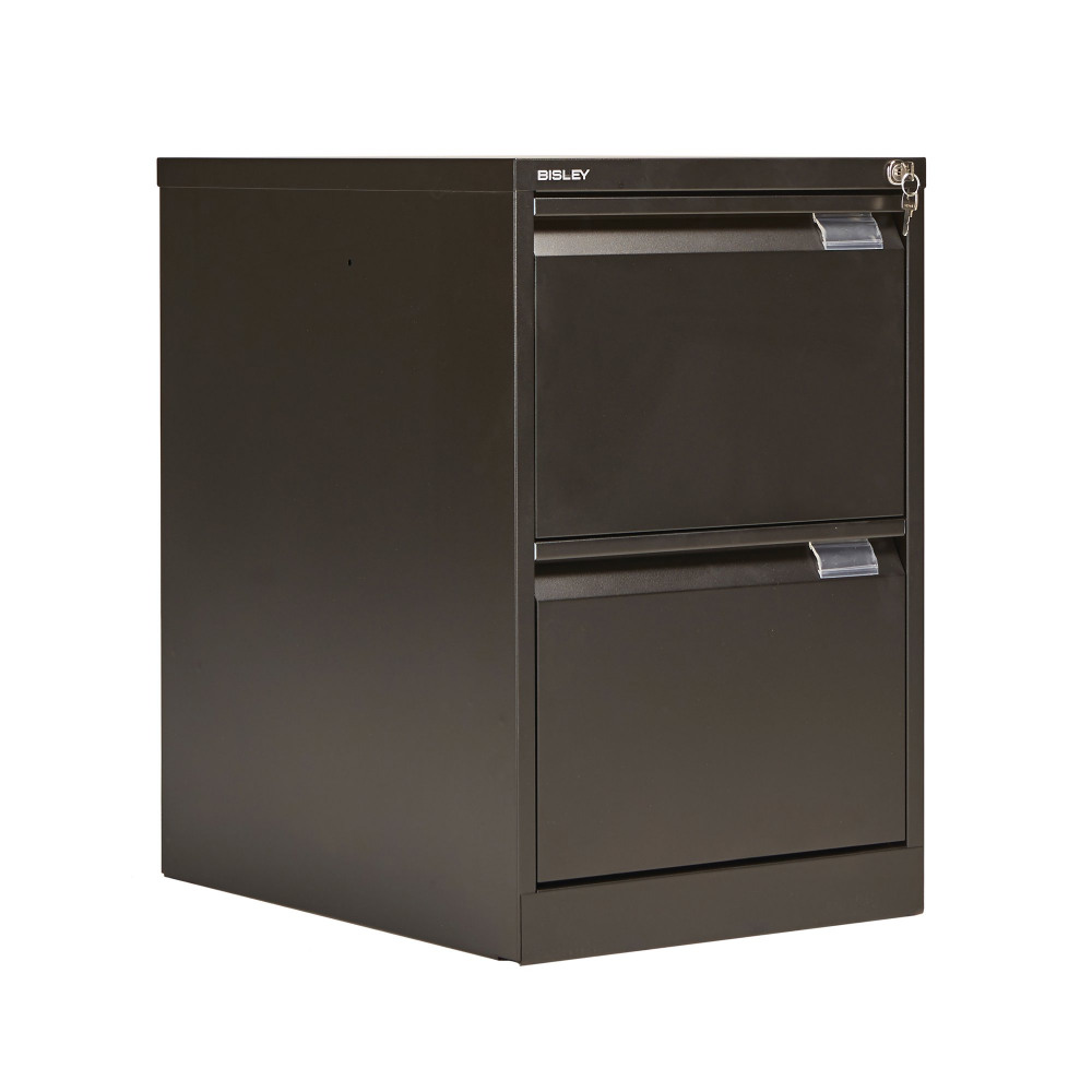 BISLEY 2 DRW FILING CAB BLACK