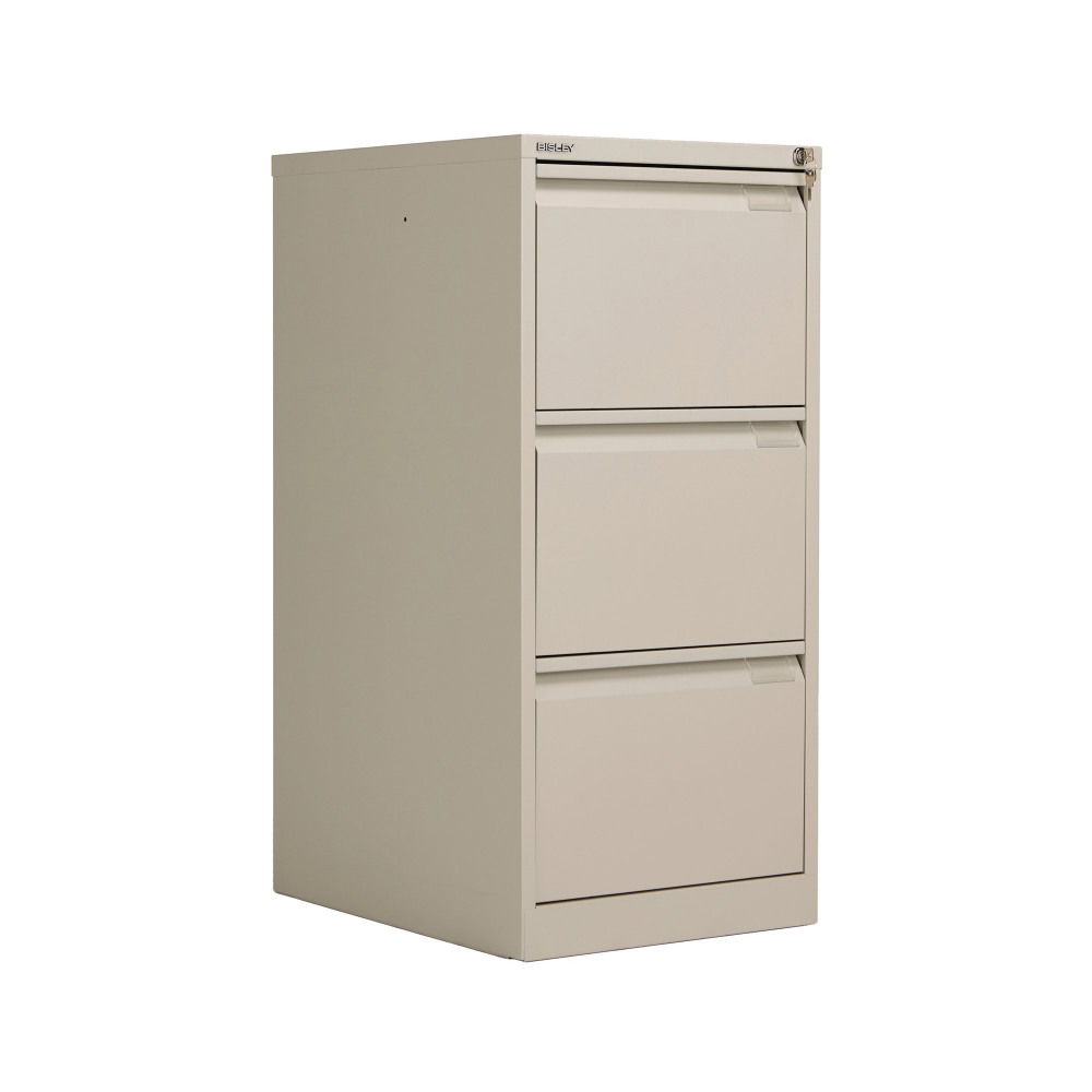 BISLEY 3 DRW FILING CAB GOOSE GREY