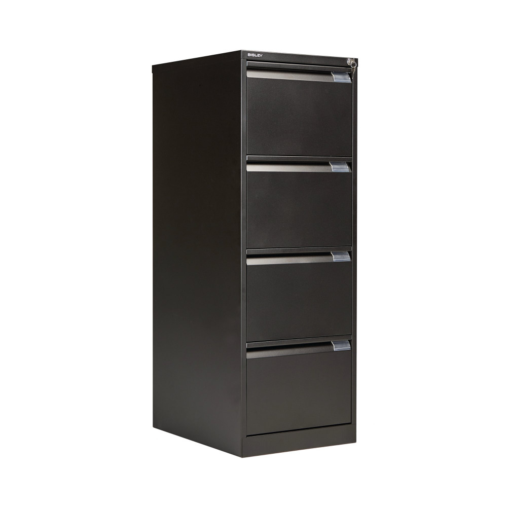 BISLEY 4 DRW FILING CAB BLACK
