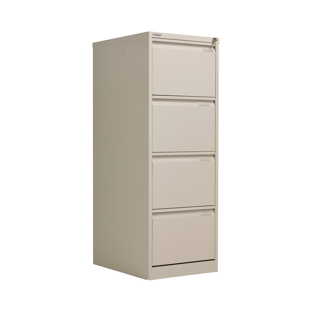 BISLEY 4 DRW FILING CAB GOOSE GREY