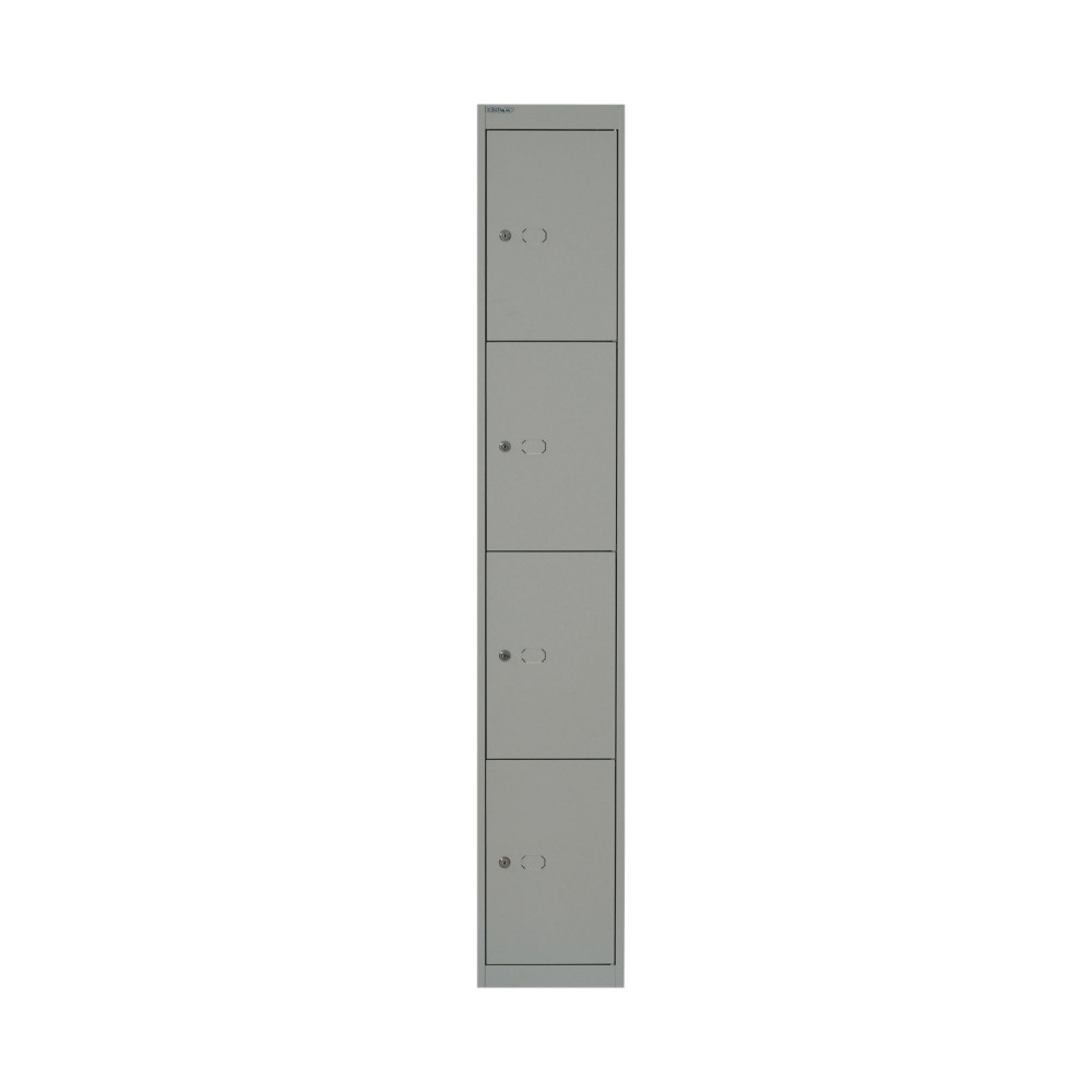 BISLEY 4 DOOR LOCKER GOOSE GREY