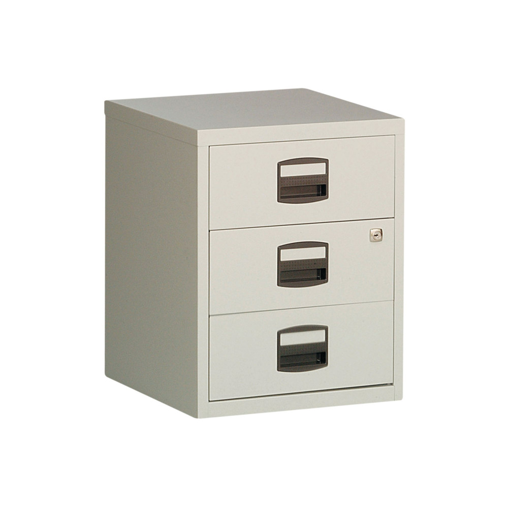 BISLEY 3 DRW HOME FLNG CABINET GREY