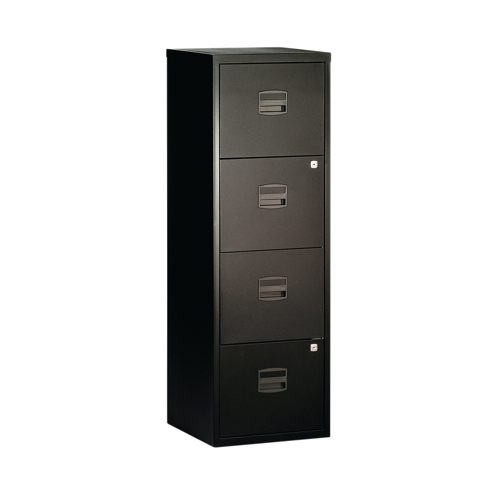 BISLEY 4 DRW HOME FLNG CABINET BLACK