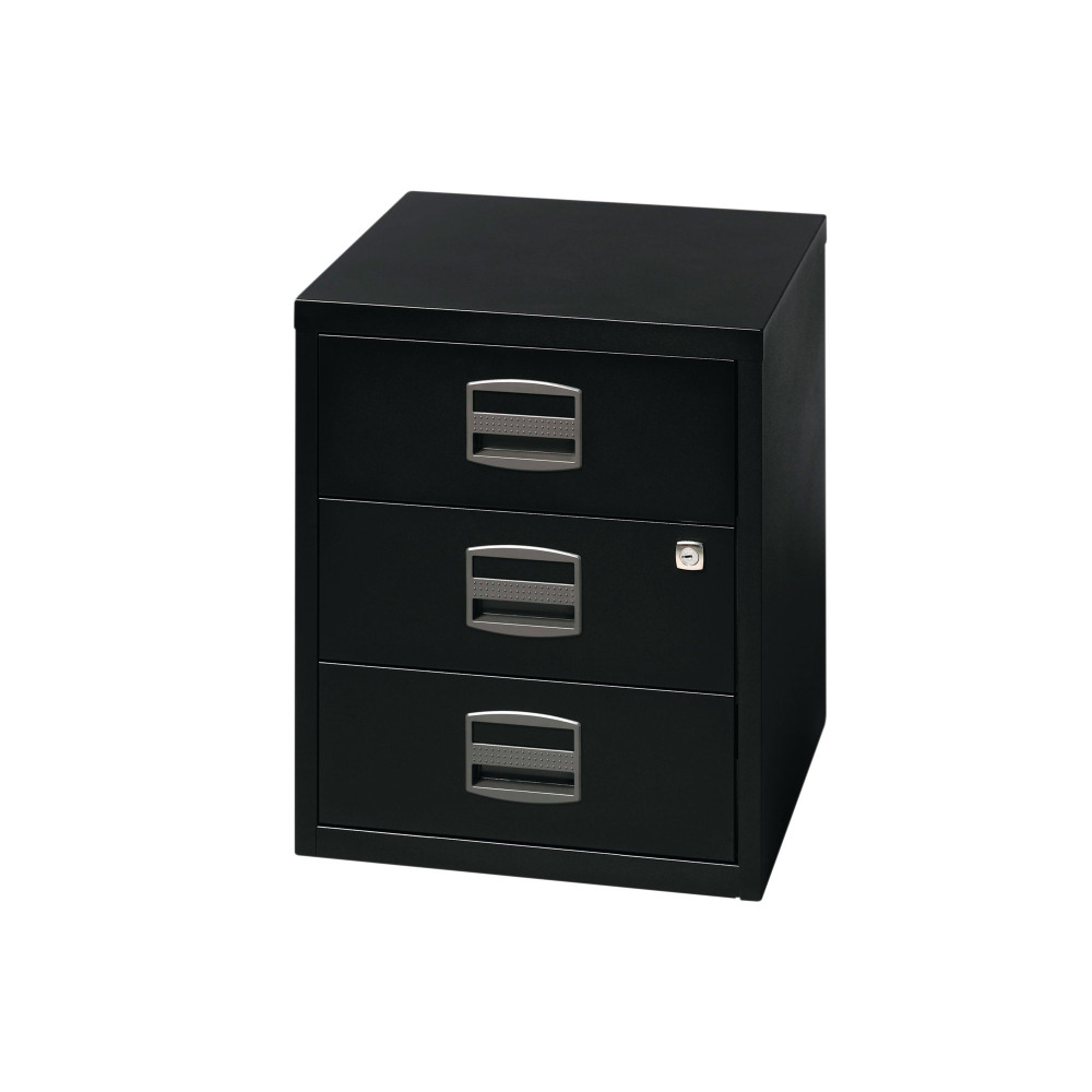 BISLEY 3 DRW HOME FLNG CABINET BLACK