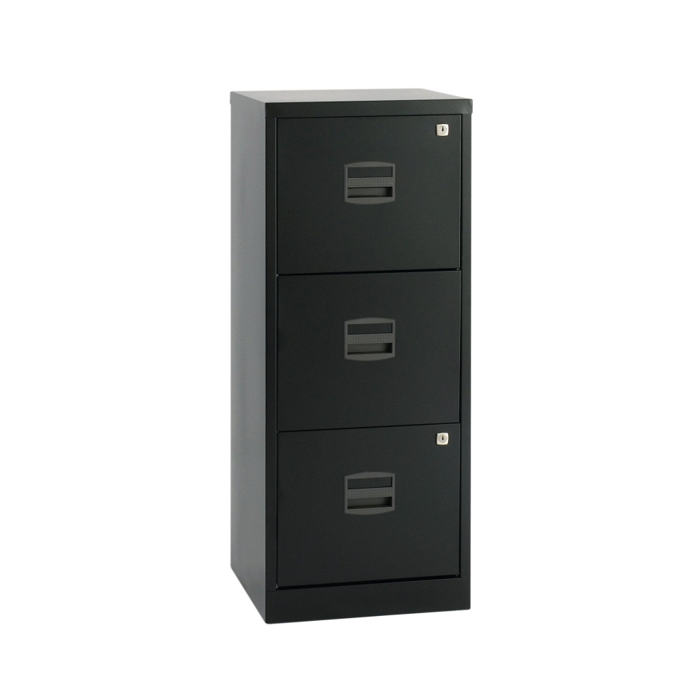 BISLEY 3 DRW HOME FLNG CABINET BLACK