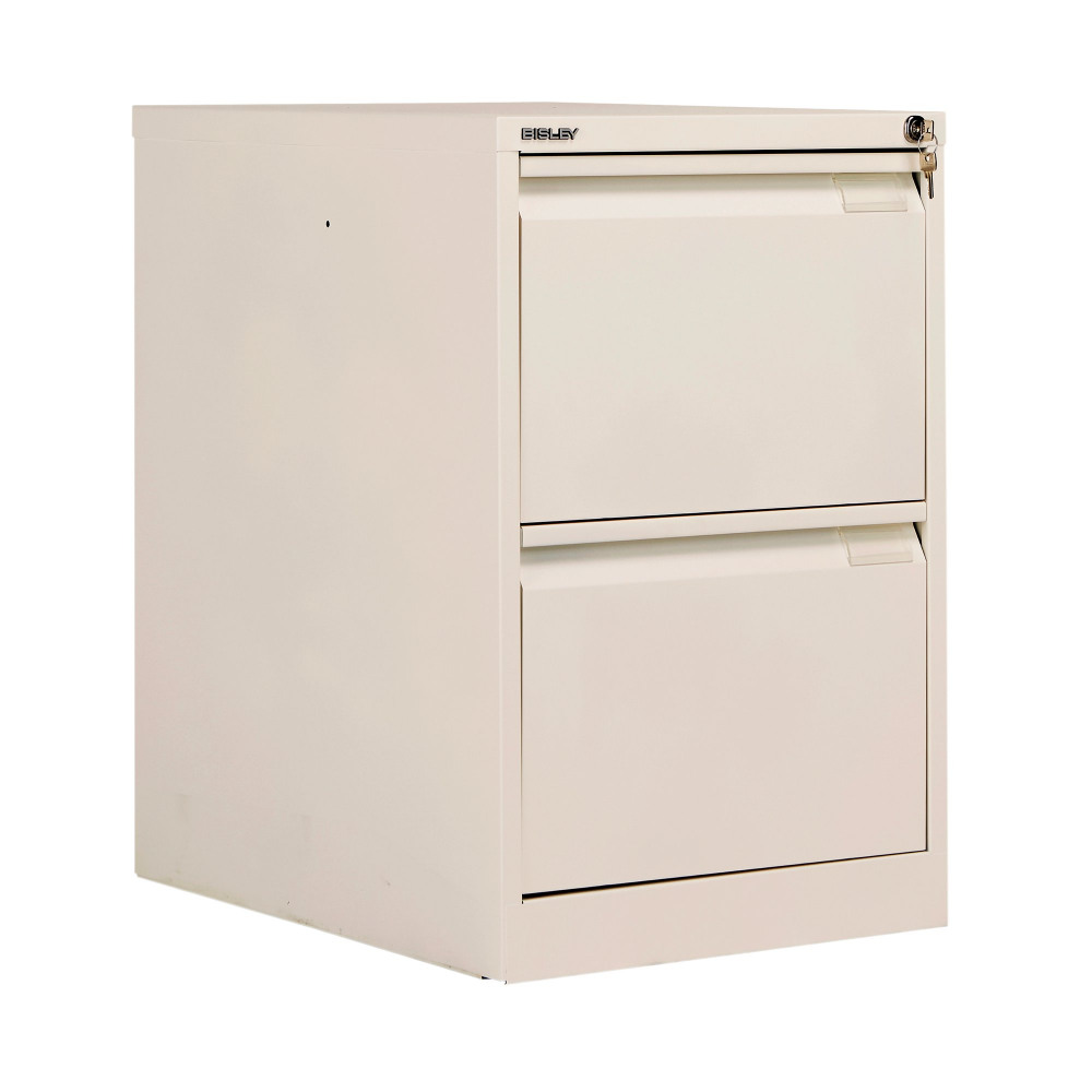 BISLEY 2 DRW FILING CAB CHALK