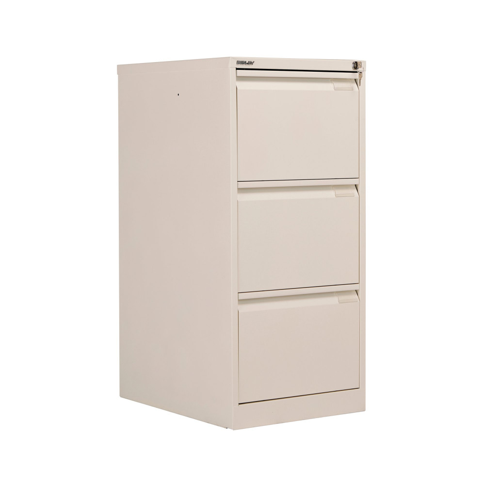 BISLEY 3 DRW FILING CAB CHALK
