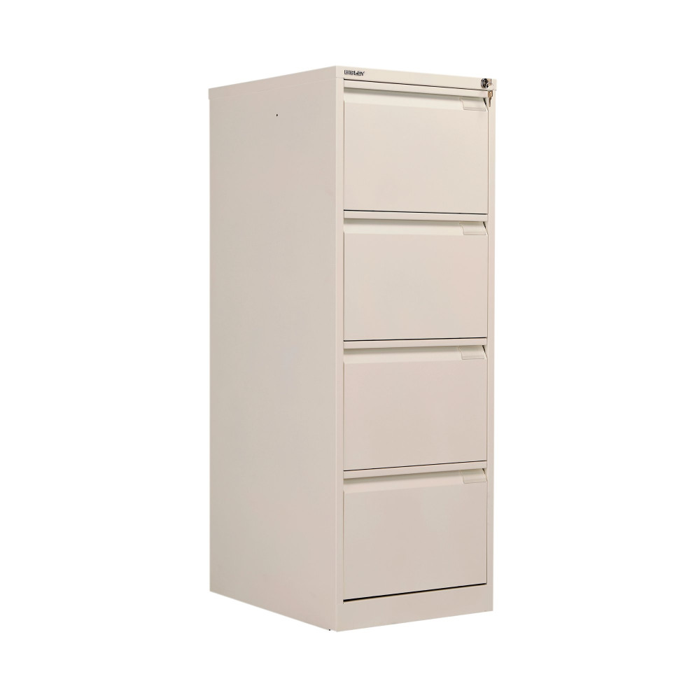 BISLEY 4 DRW FILING CAB CHALK