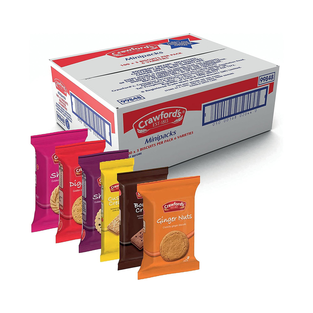 CRAWFORDS ASSORTED MINI PK 100X3