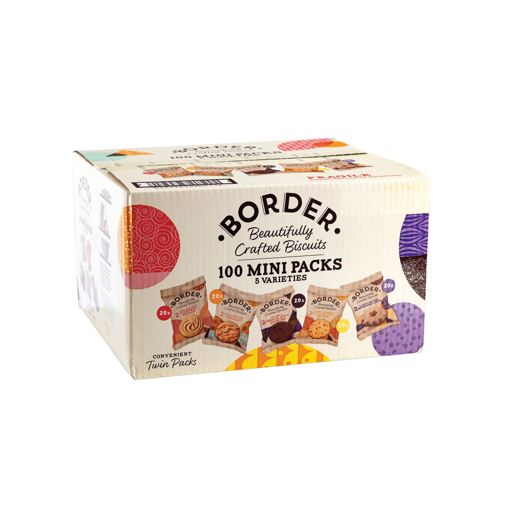 BORDER BISCUITS TWIN PACK 5 VARIETY 100'
