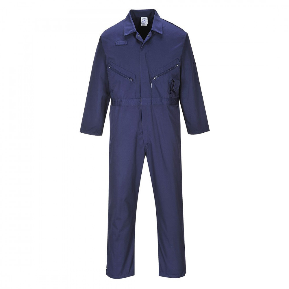 LIVERPOOL ZIP COVERALL NAVY TALL XXL