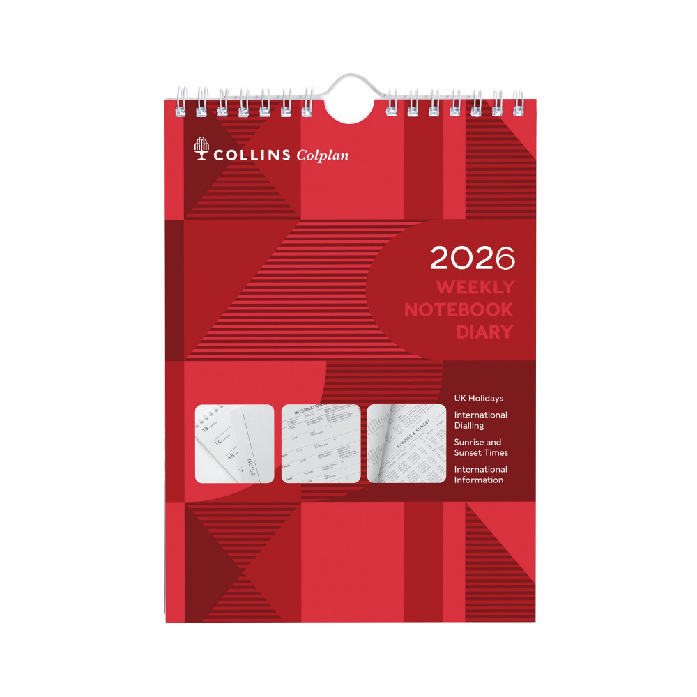 COLLINS WTV NOTEBOOK DIARY 2026