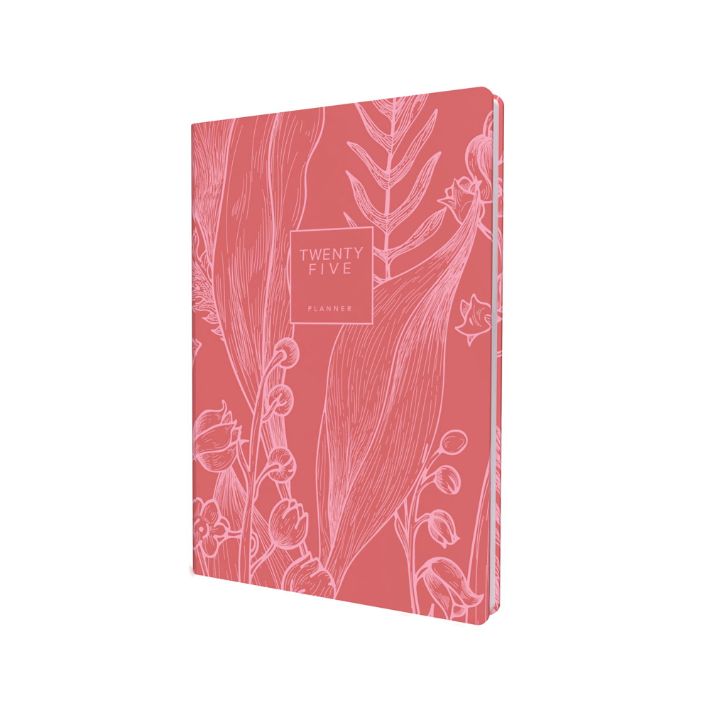 COLLINS TARA A5 DIARY DTP 2025 RED