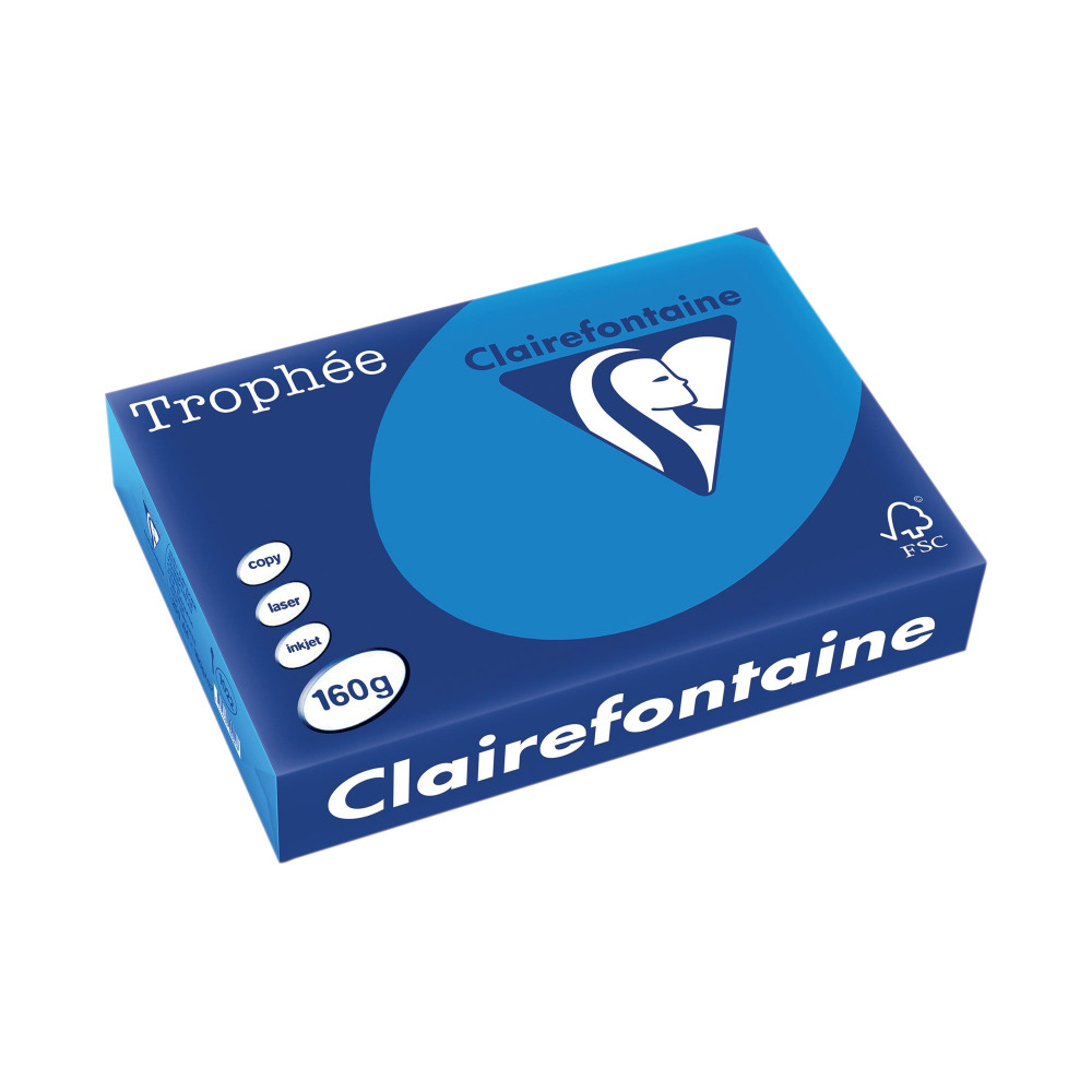 TROPHEE CARD A4 INTENSIVE BLUE PK250