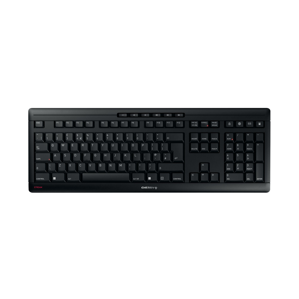 CHERRY STREAM WIRELESS KBRD USB BLK