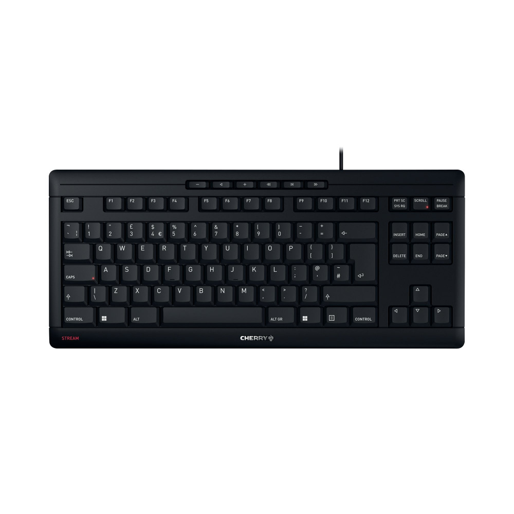 CHERRY STREAM TKL WIRED KBRD USB BLK