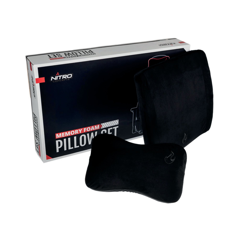 NITRO CONCEPTS MEM FOAM PILLOW BLK