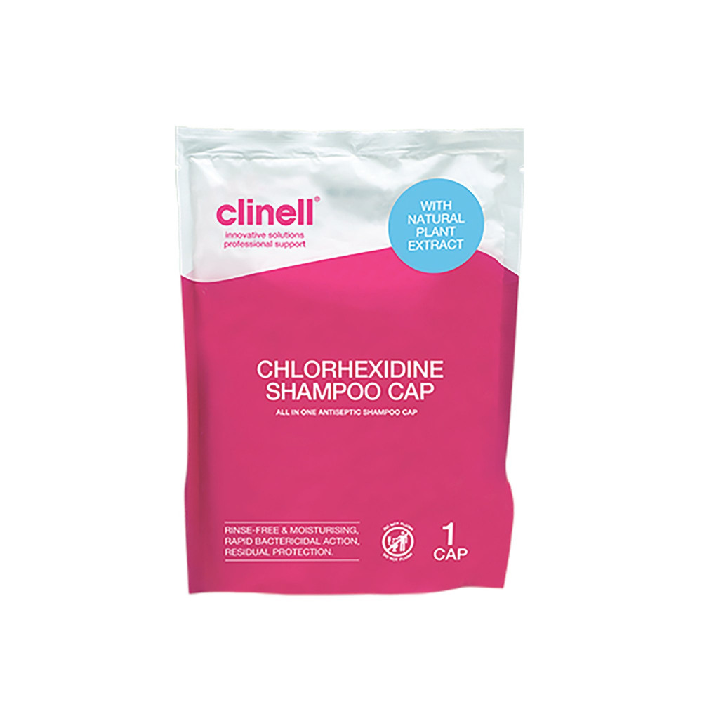 CLINELL CHLORHEXIDINE SHAMP CAP CLINELL CHLORHEXIDINE SHAMP CAP
