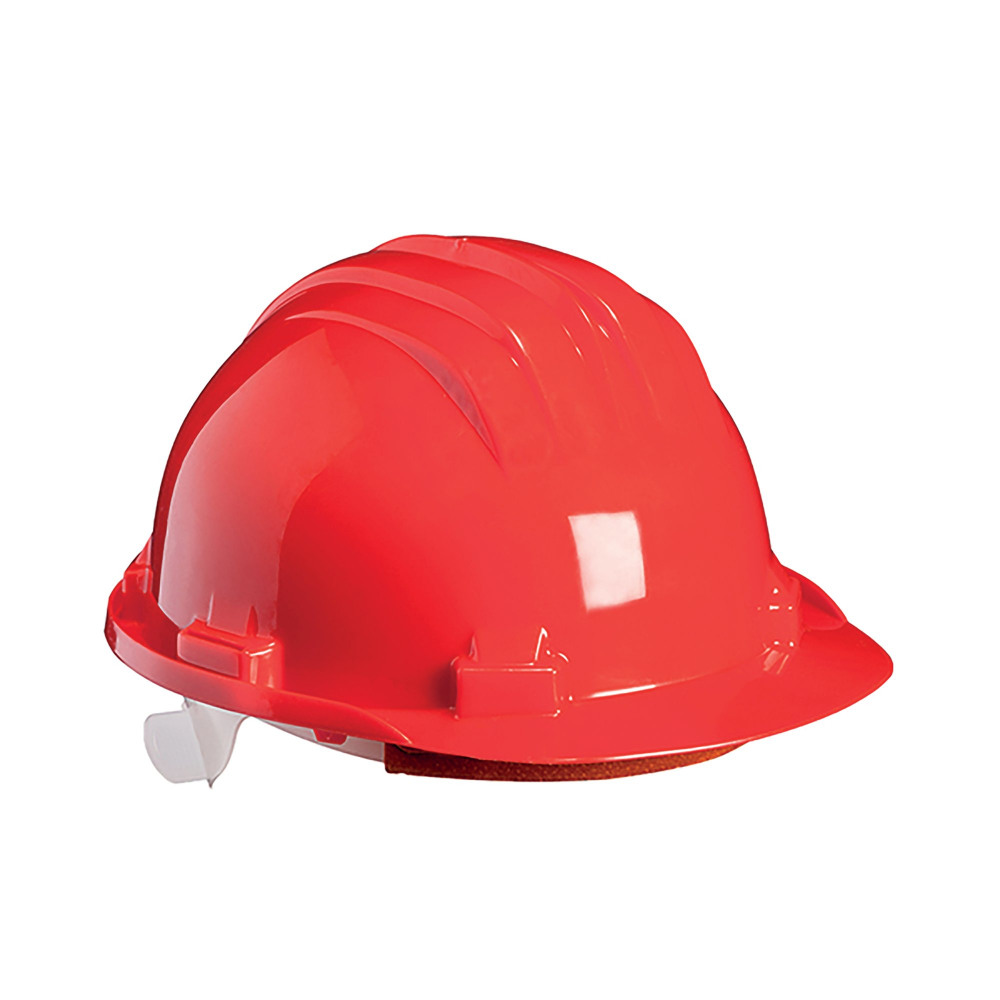 SLIP HARNESS SAFETY HELMET RED