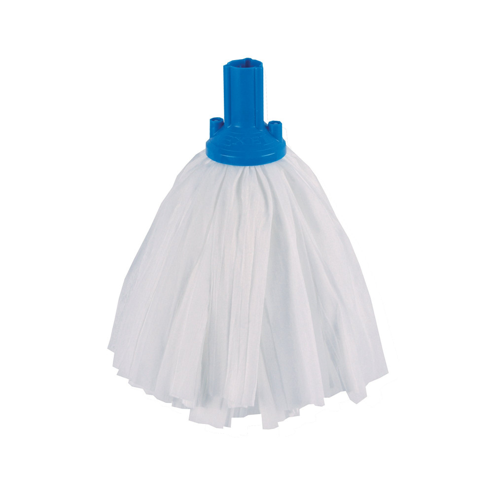 EXEL STND BIG WHITE MOP HEAD BLU P10