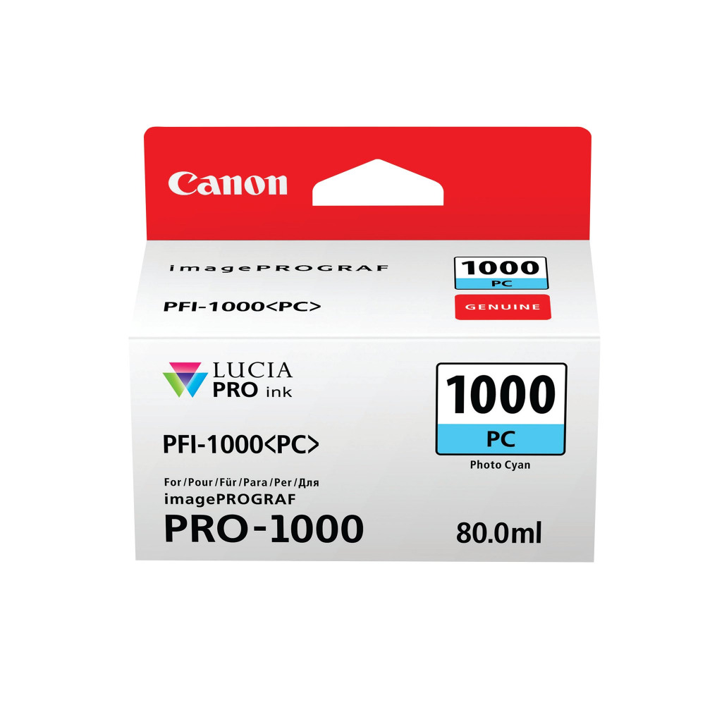 CANON PFI-1000PC INK CART PHOTO CYAN
