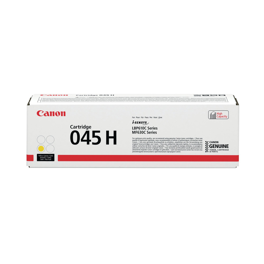 CANON 045H TONER CART HY YELLOW