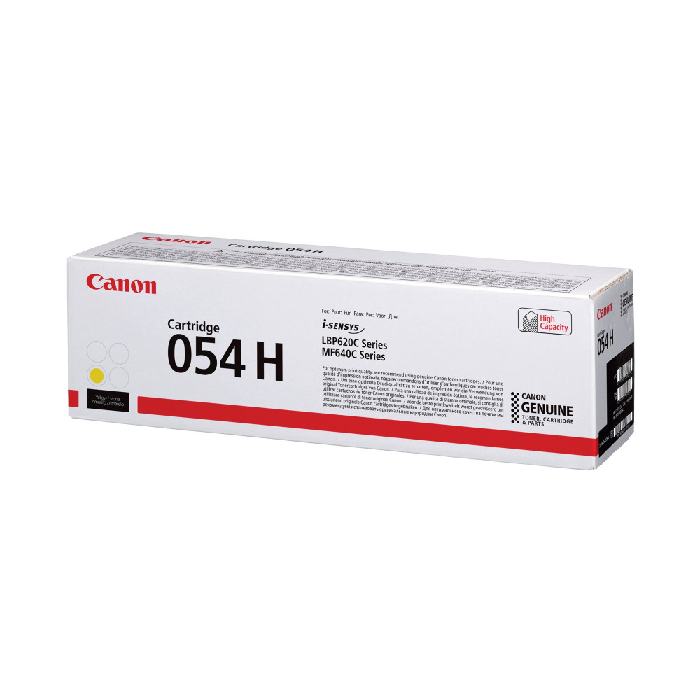 CANON 054H TONER CART HY YELLOW