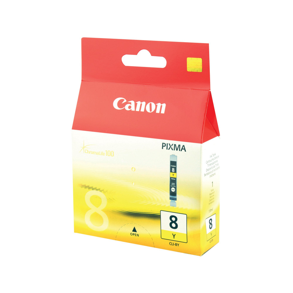 CANON CLI-8Y INKJET CARTRIDGE YELLOW