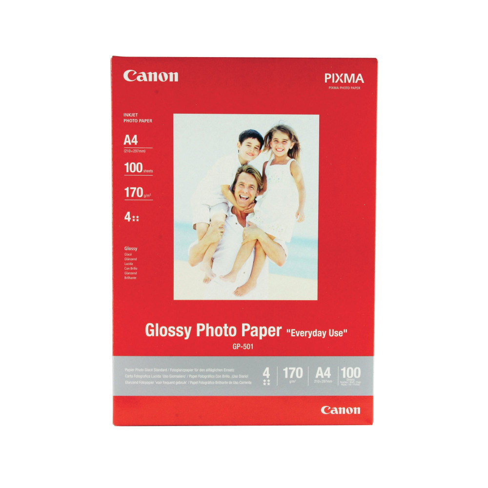 CANON GLOSSY PHOTO PAPER A4 PK100
