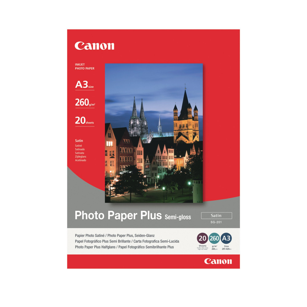 CANON BUBBLEJET MEDIA SG-201 A3 PK20