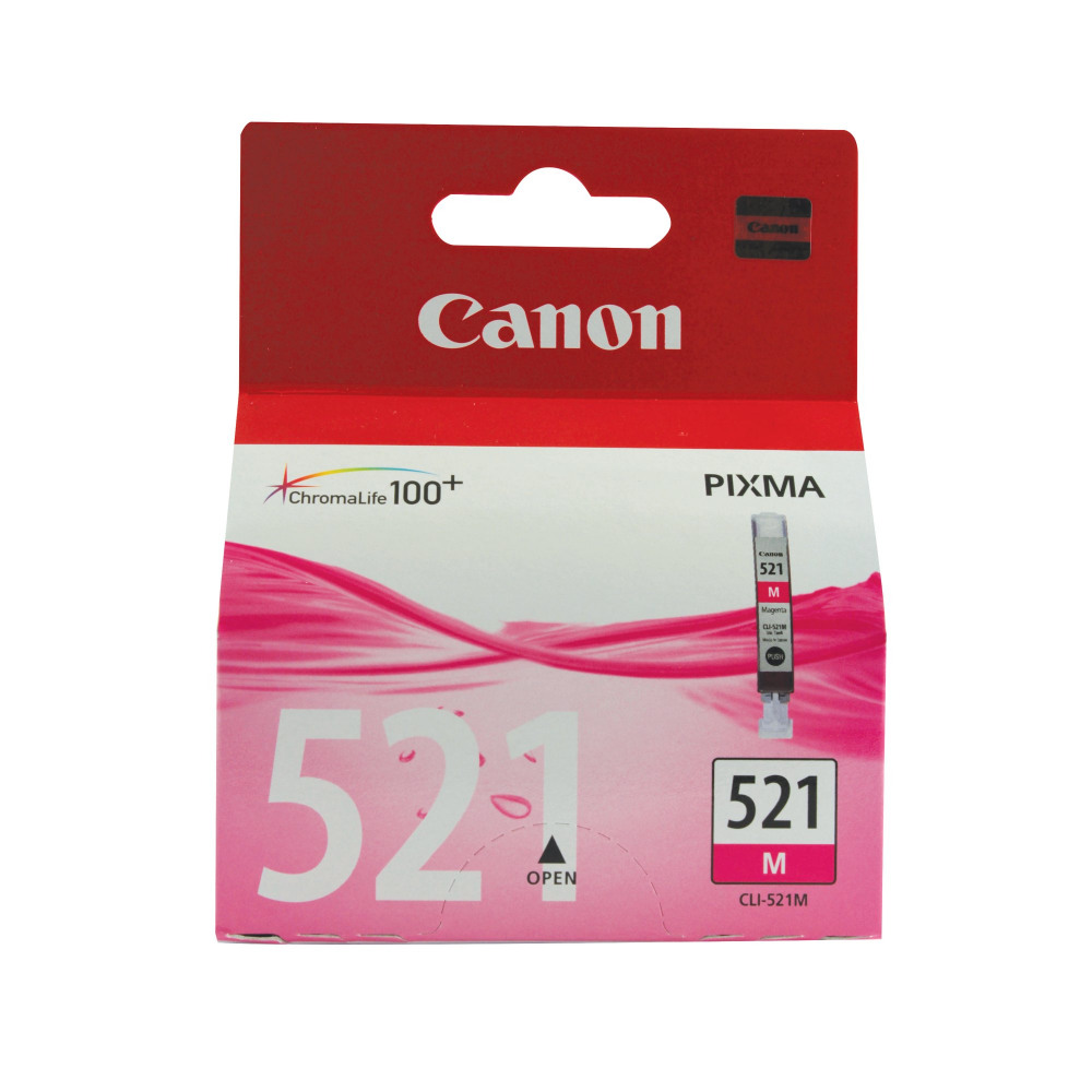 CANON CLI-521M INKJET CART MAGENTA