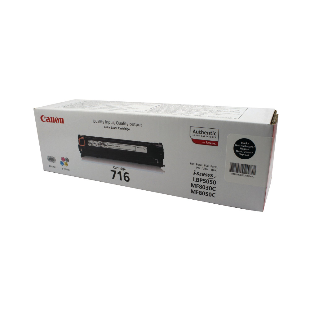 CANON 716BK TONER CARTRIDGE BLACK